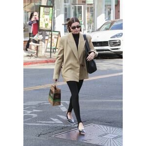 Who What Wear Black Stirrup Pants Leggings 18W Side Zip Stretch Plus Trouser NEW